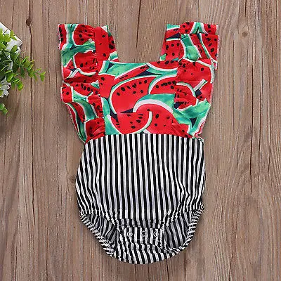 Летняя одежда для новорожденных девочек комбинезон детский хлопковый костюм