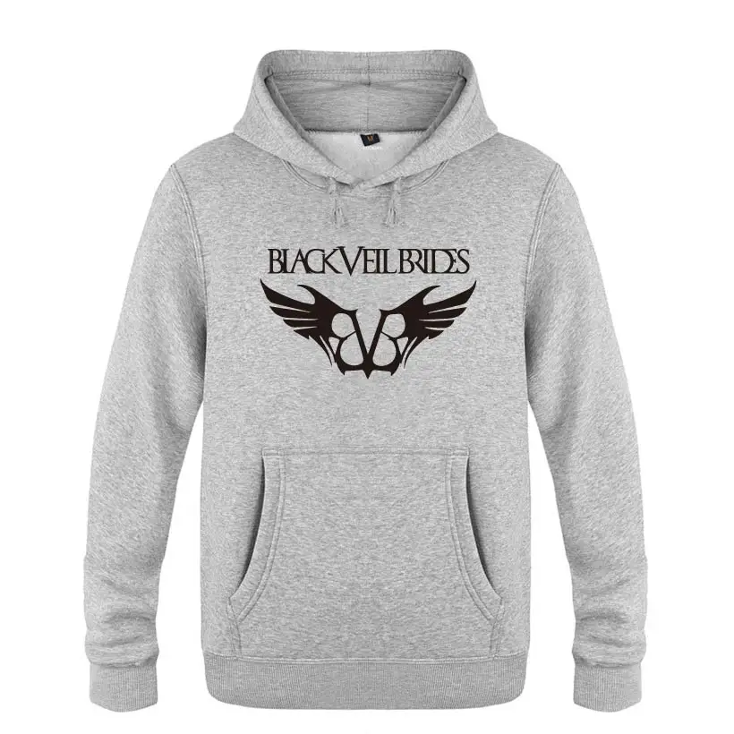 Black Veil Brides Rock Music Sweatshirts Men 2018 Mens Hooded Fleece Pullover Hoodies | Мужская одежда