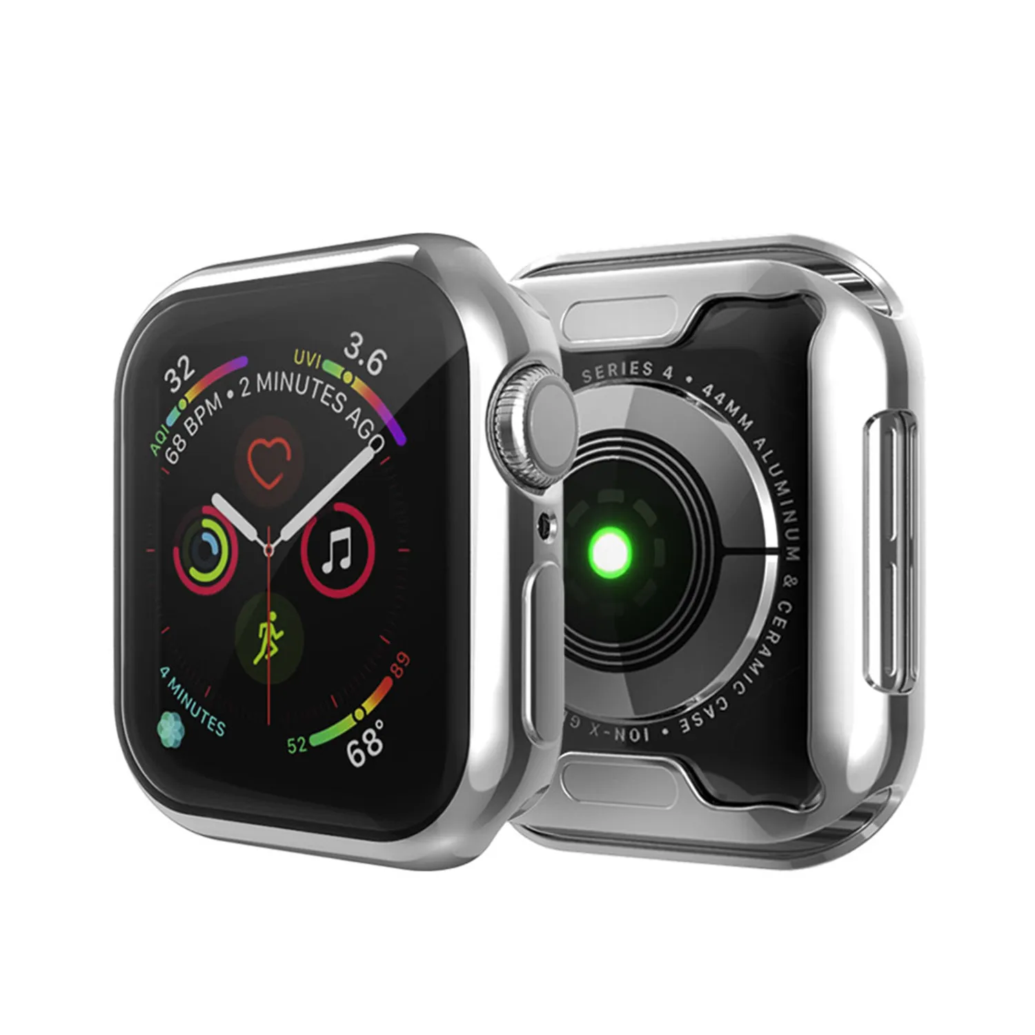 Ультратонкий Мягкий тонкий чехол для часов Apple Watch Series 4/44/40 мм защитный из ТПУ