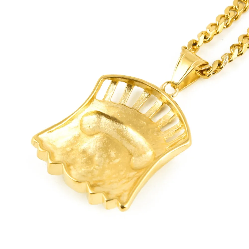 CY & CM мужские панк цинк золотистый сплав Iced Out 3D выдалбливают индийский главный
