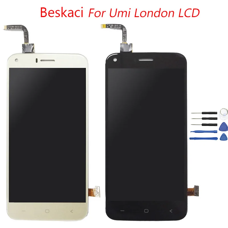 Beskaci 5 0 дисплей для Umi London ЖК сенсорный экран дигитайзер сборка Umidigi экран|Экраны