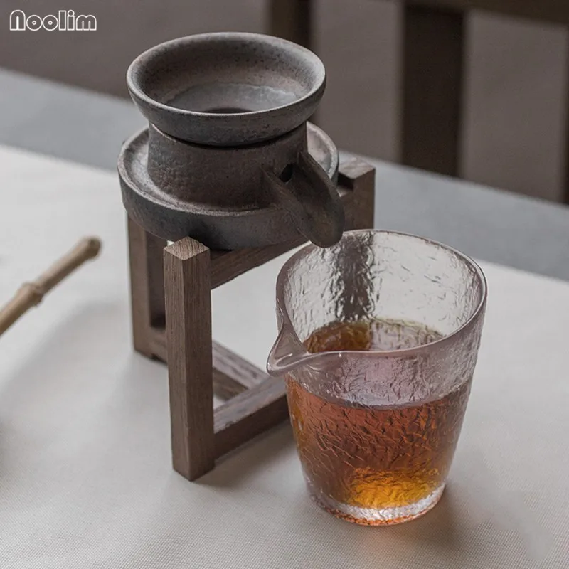 NOOLIM вкус каменная мельница чайные ситечки керамические ручной работы чай лист специй фильтр Ретро чайный набор кунг-фу китайский чайный сервис