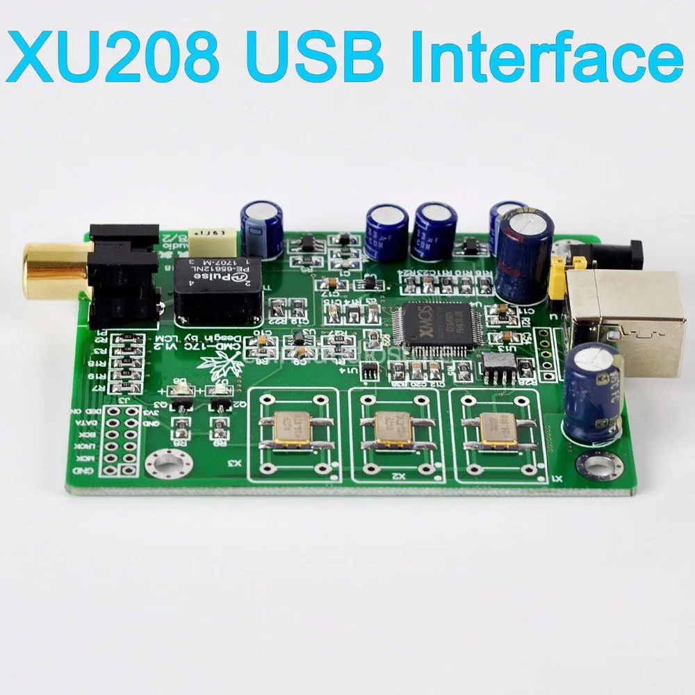 FC1 HIFI XMOS XU208 асинхронный USB к I2S IIS DSD коаксиальный конвертер интерфейс|usb to i2s|usb xmosxmos