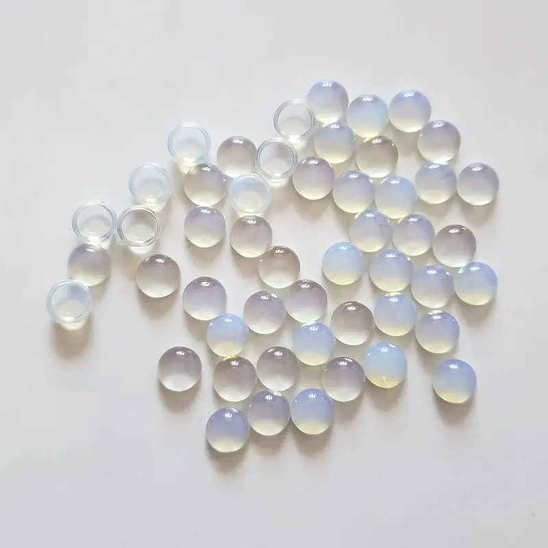 

2018 Мода хорошее качество круглый кабошон опал камень бусины для ювелирных изделий Аксессуары 8 мм Оптовая Продажа 50 шт./лот