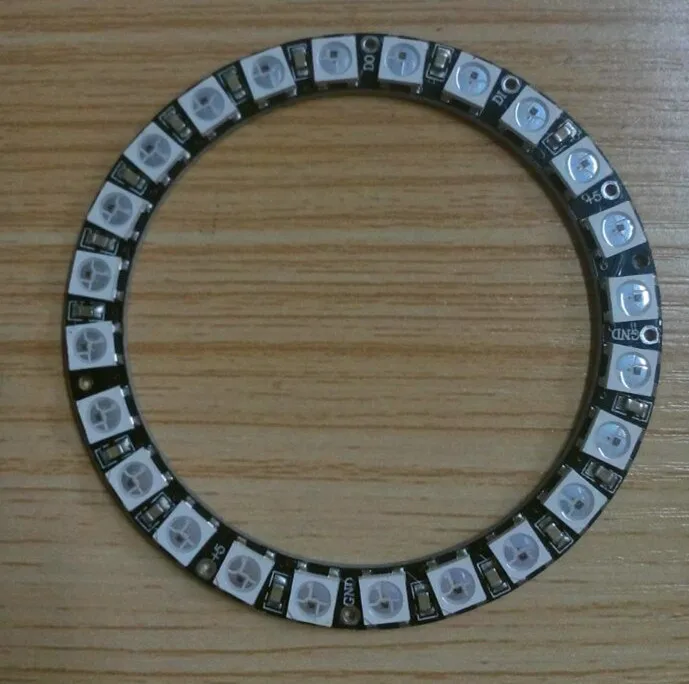 

24leds WS2812B RGB addressable ring;DC5V input;RGB full color;round LED pixel