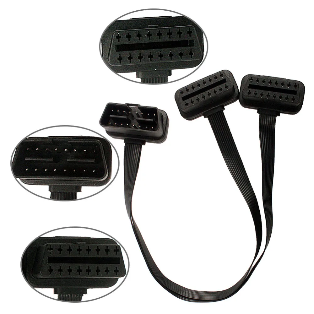 Новейший OBD2 разъем для GM 16 Pin адаптер 16Pin диагностический кабель 30 см 1-2 OBD II