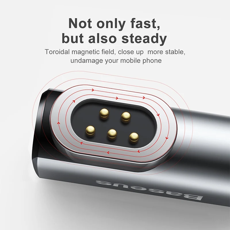 BASEUS Brand For Macbook Original Charging Cable Changed to Magnetic Type-C Elbow Adapter Converter | Электроника
