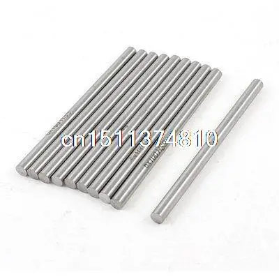 

10 Pcs HSS High Speed Steel Round Turning Lathe Bars 6mm x 100mm