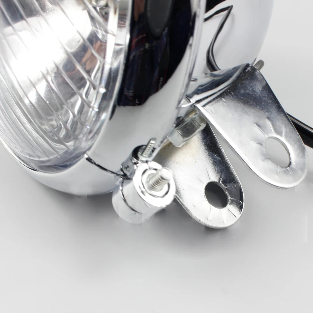 Универсальная хромированная противотуманная фара для мотоцикла Harley Honda Yamaha Suzuki