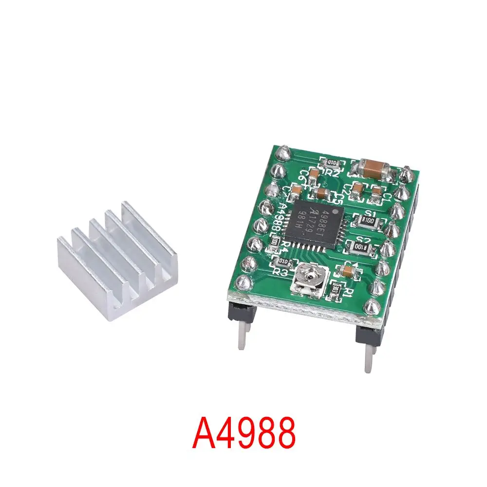 Драйвер шагового двигателя Bigtree4988 для 3D принтера Stepstick MAX2A с радиатором совместим