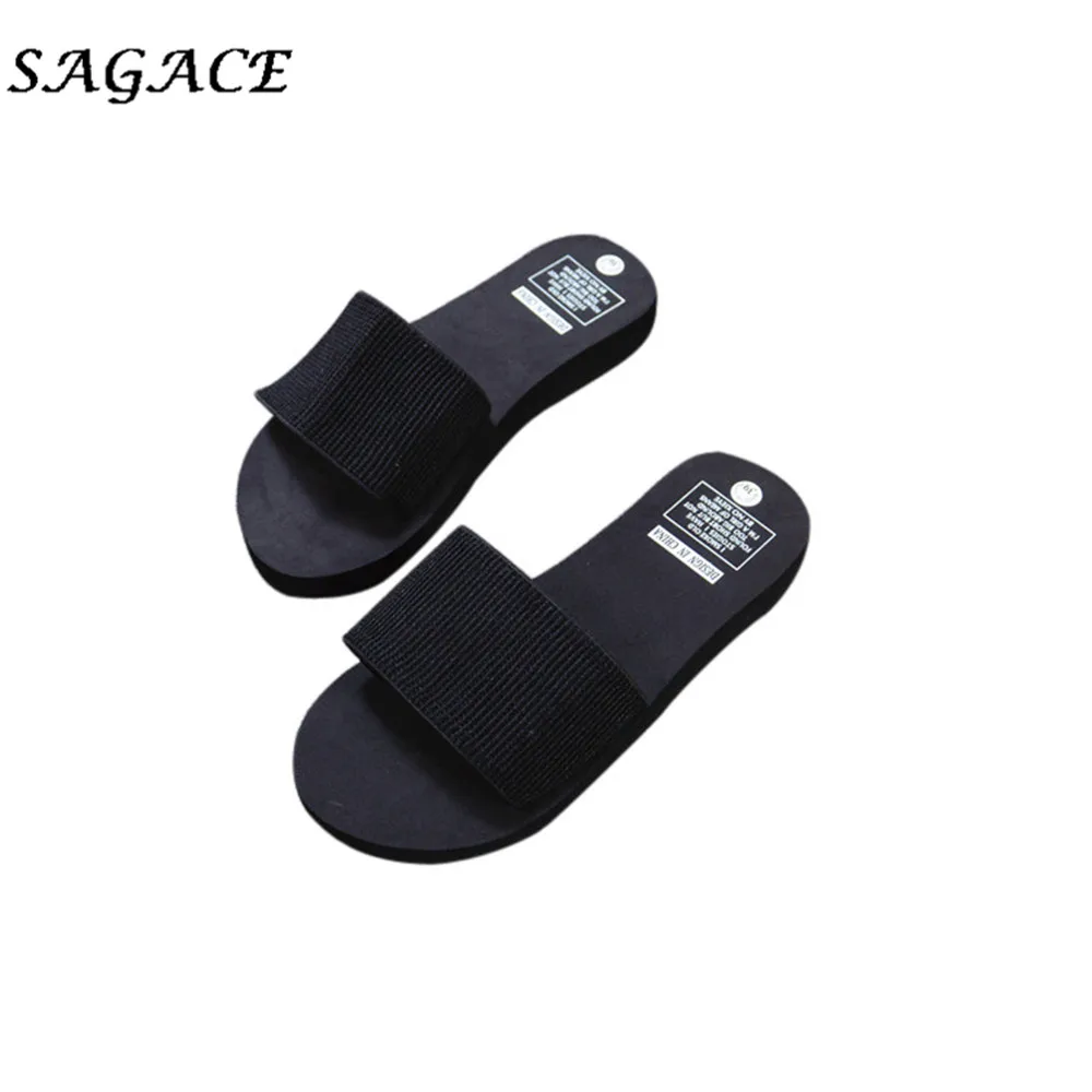 SAGACE/Новинка Модные женские летние тапочки для девочек Женские шлепанцы из ЭВА