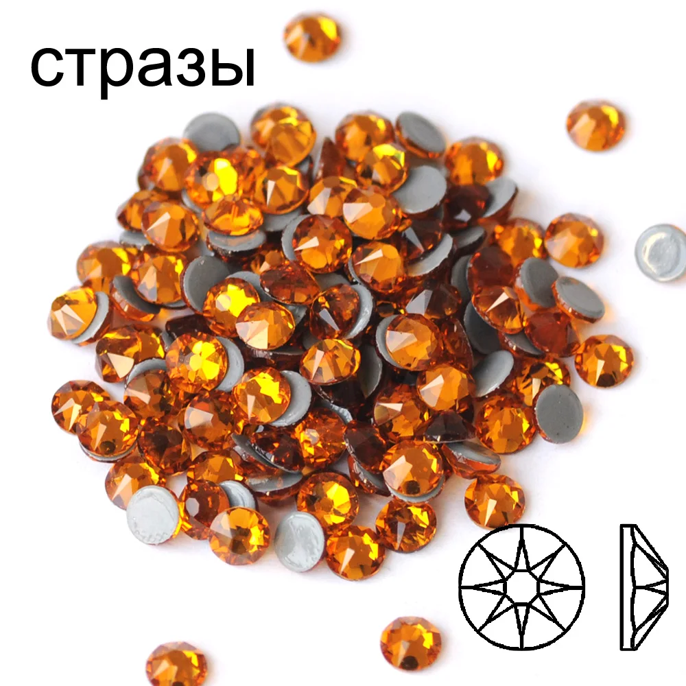 Cyrkonie Топаз исправление горный хрусталь 8 больших небольших граней стекло камень