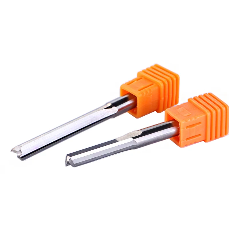 2pcs 5/6/8/10mm SHK Two Flutes Straight Slot Carving Tool Double CNC Router Bit Engraving Cutters Wood MDF tools | Инструменты