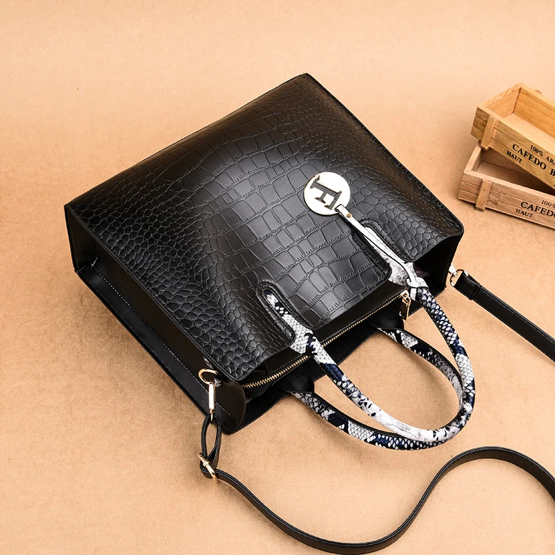 2 шт. женская черная сумка Набор сумок роскошные сумки женские дизайнерская для