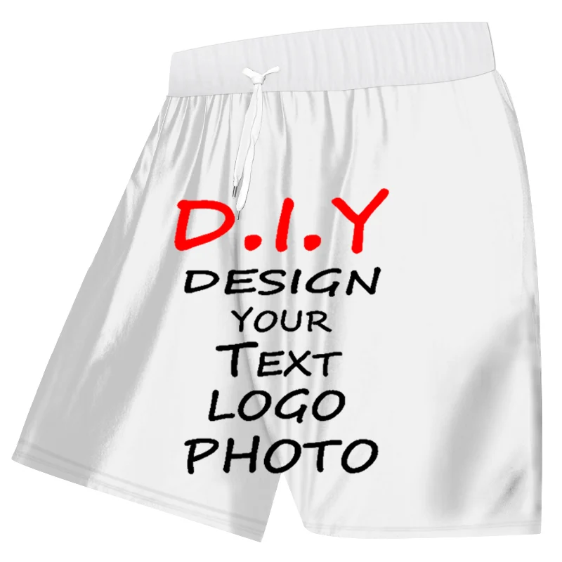 Ваш собственный дизайн бренд логотип/изображение/персонаж DIY любой цвет повседневные шорты мужские и wo мужские шорты плюс 5XL Размер Мужская одежда