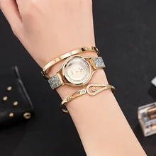 2019 new gift watch set 3 Pcs women bracelet watches with big watch box new brand ZONMFEI woman dress popular design watch hot
