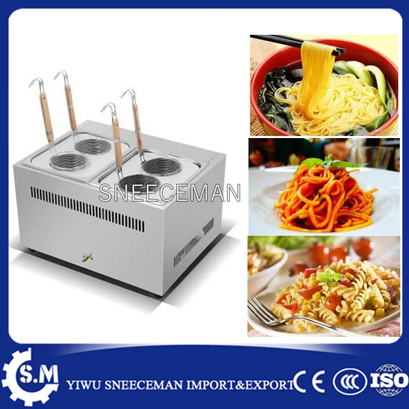 

4 baskets commercial induction noodle cooker restaurant equipment gas stove