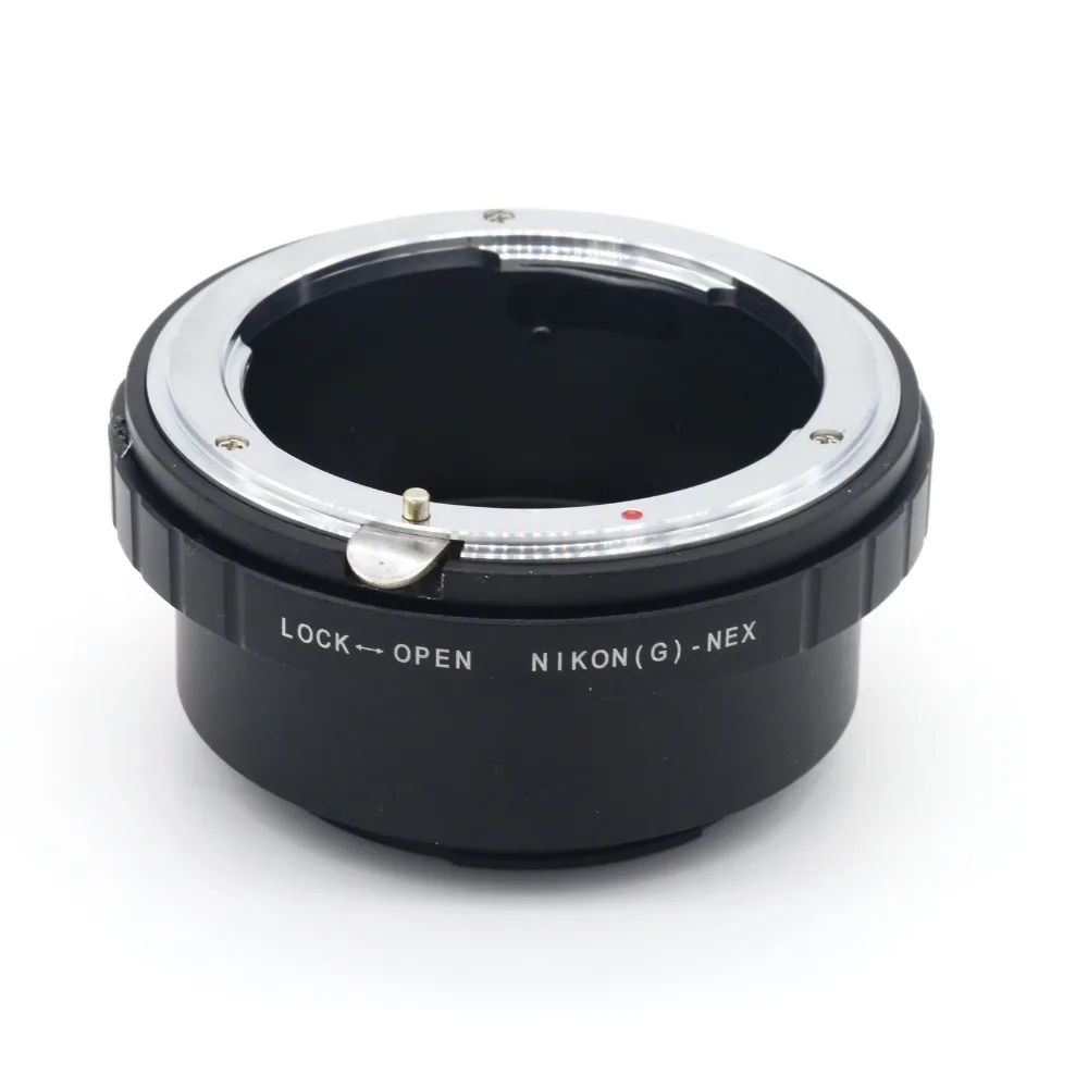 Адаптер для крепления объектива с циферблатом диафрагмы Nikon G DX F AI S D type Sony E-Mount NEX