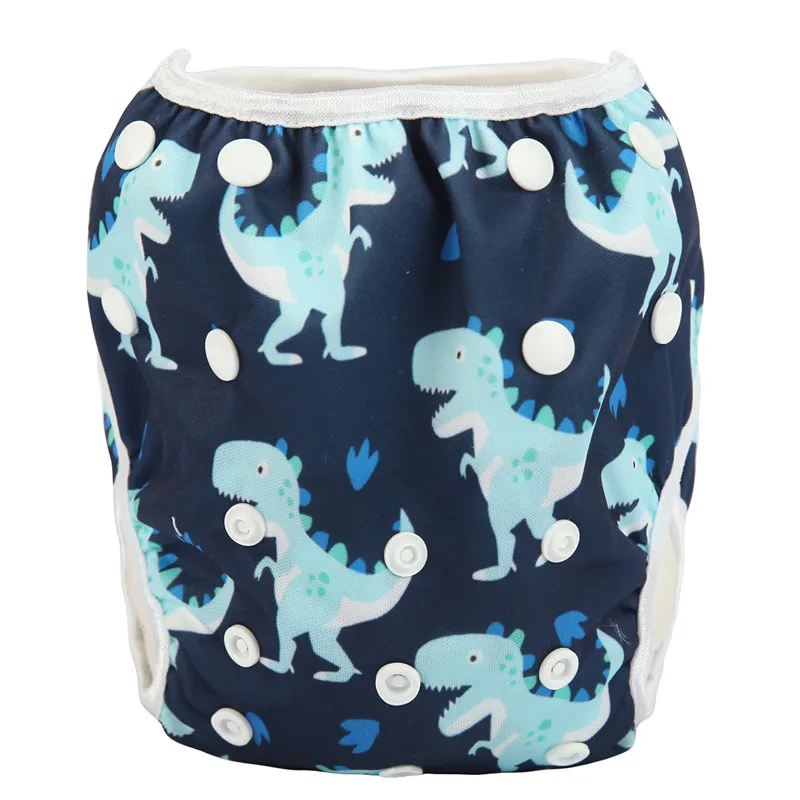 [Sigzagor] NEW Swim Diaper Nappy Pants Reusable baby infant boy girl toddler 0-3 years One Size 3-12kg 6-26lbs - Цвет: S78