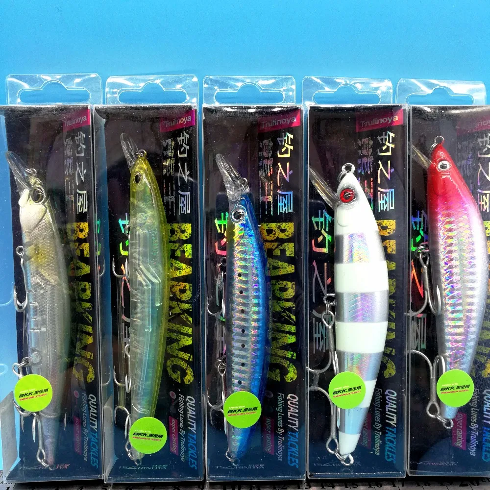 Trulinoya 5 шт./лот пять видов Minnow 14 8g/19 5g/20 5g/25g/40g Плавающий опускается на дно