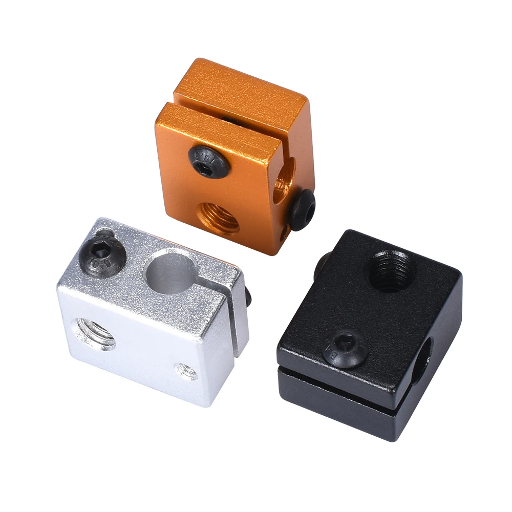 Запчасти для 3D принтера V6 блок с подогревом Makerbot MK8 MK10 E3D V5 Volcano экструдера головки