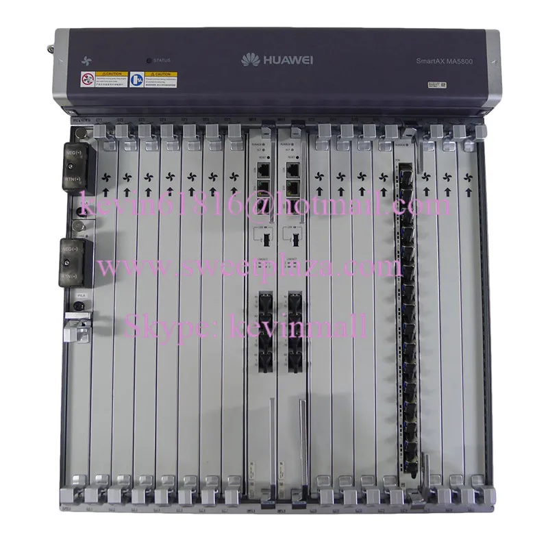 Волоконно оптическое оборудование новый бренд Hua wei olt Gpon Epon OLT MA5800 X15 с 16 портами PON