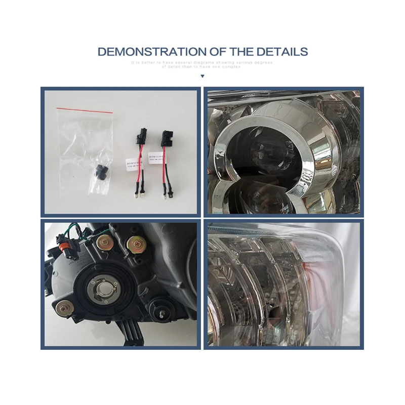 Vland автомобильный светильник Aassembly головной для Lexus ES350 2007-2012 светодиодный
