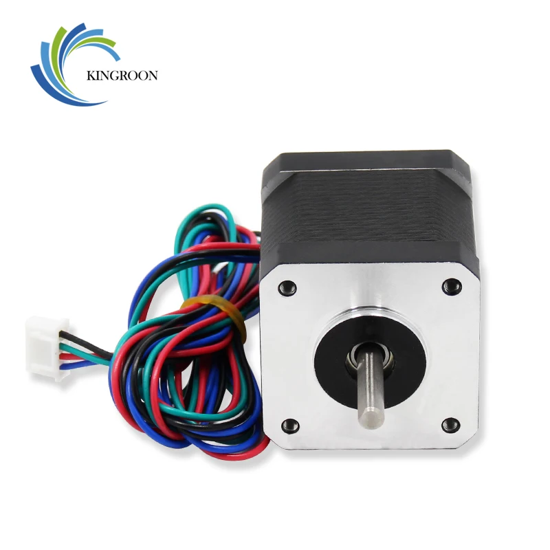 42 Шаговый двигатель Nema 17 4 Lead 42bygh 1.7A (17HS4401S) с контактным кабелем Dupont запчасти для