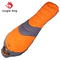 jungle king duck down for cold winter sleeping bags outdoor mountaineering trails camping sleeping bags nylon mummies adults 20