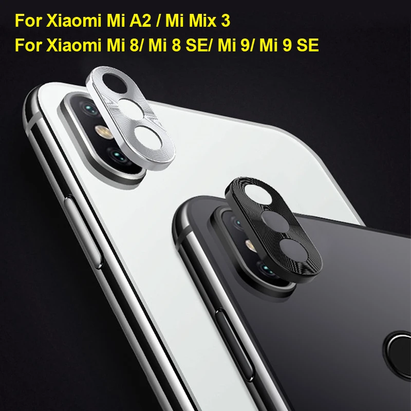Роскошный протектор для объектива камеры Xiaomi Mi 8 SE металлический задний полное