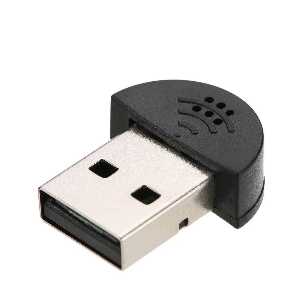 Микрофон с драйвером для аудиоадаптера USB 2 0 мини микрофон бесплатно ноутбука
