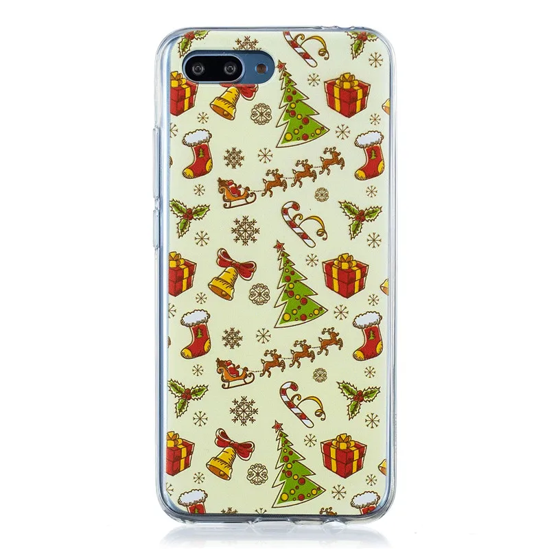 Рождественский фестиваль серии Tree сапоги Pattern ТПУ мягкий силиконовый прозрачный