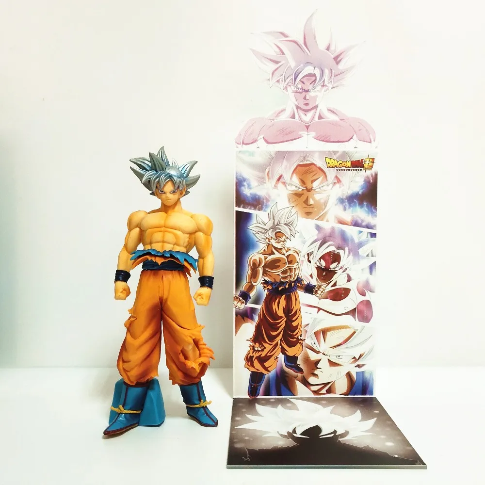 Dragon Ball Z Goku Ultra Instinct фигурка игрушки Dragon Ball Супер Сон Гоку фигурка с акриловым бюстом база Figura
