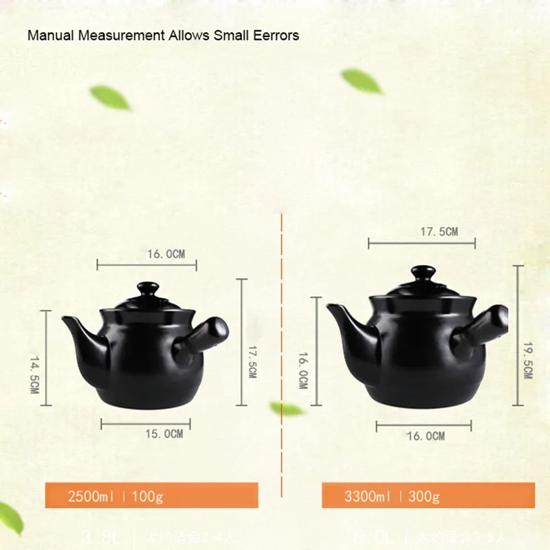 Кастрюля керамическая с боковой ручкой 2 5 л 3 л|ceramic casserole|casserole potceramic soup pots |