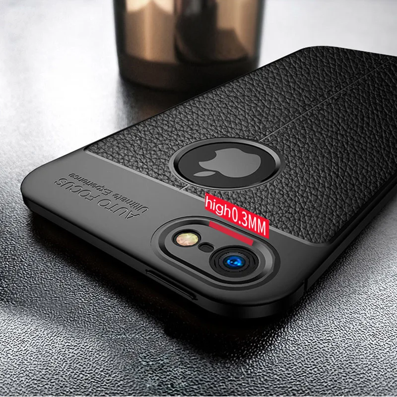 VOVTA Fitted Cases for iphone 5s 5 se case silicone black dirt-resistant cover luxury Litchi Leather |