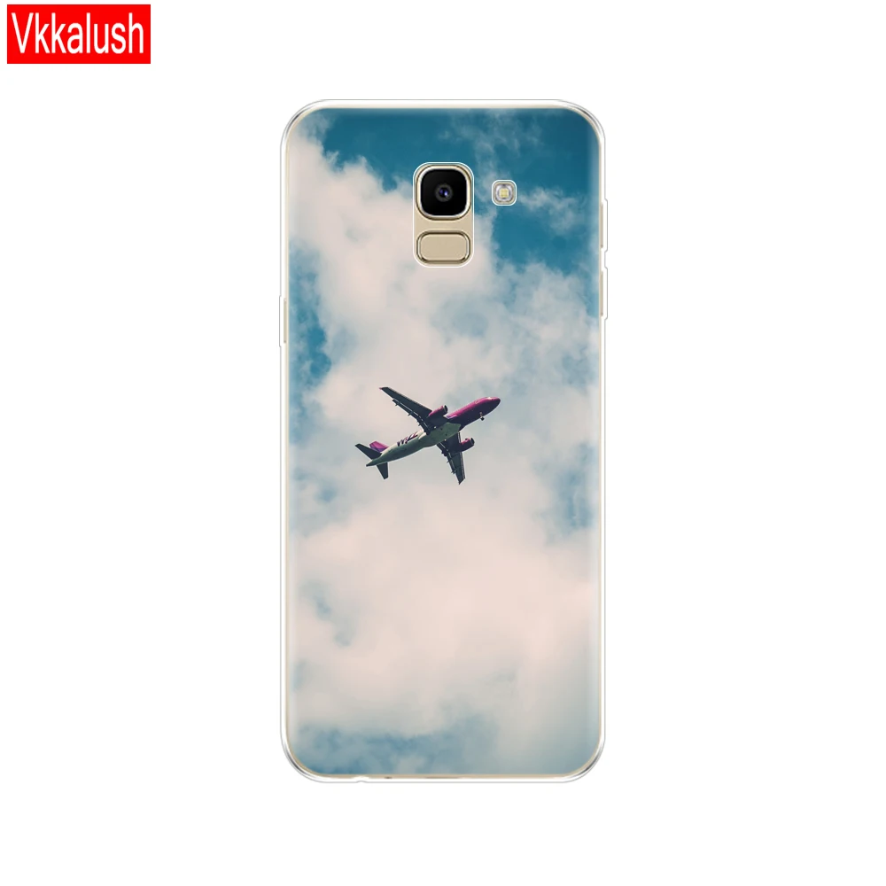 80032 Для samsung J6 чехол ЕС J600 J600F SM-J600F Мягкий чехол из ТПУ с узором для samsung Galaxy J6Plus J6+ J 6 Plus J610 J610F кремния - Цвет: 80032