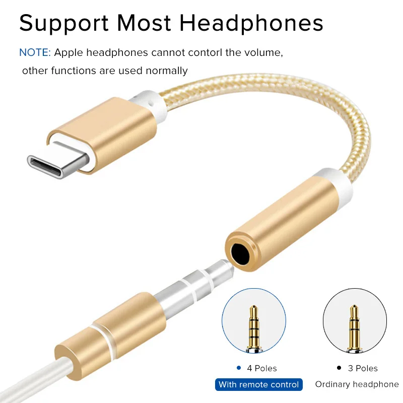 Адаптер для наушников EECPT с разъемом USB Type C на 3 5 мм AUX аудио кабель Samsung S9 S8 Huawei P20 Xiao