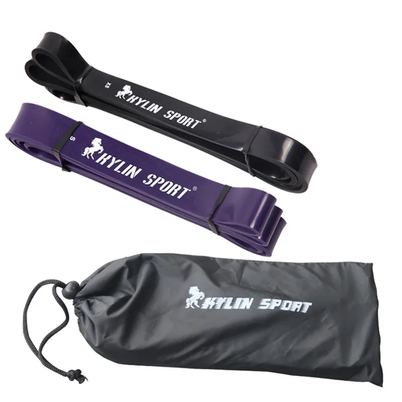 

Set of 2 Cheaper Natural latex 41" Strength Resistance Bands Pull Up Strengthen Muscles