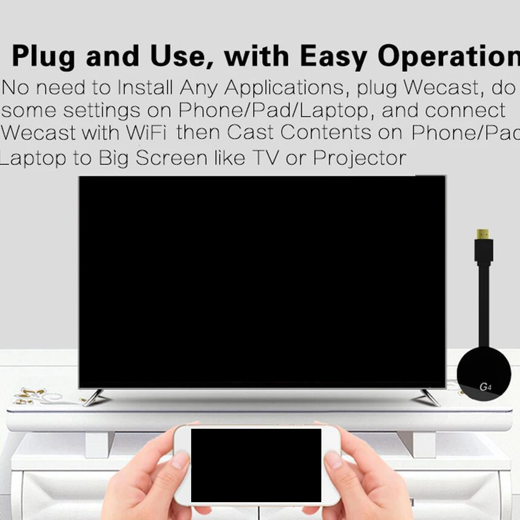 Беспроводной Wi Fi адаптер для дисплея 1080P ТВ видеоадаптер Airplay DLNA экран зеркальное