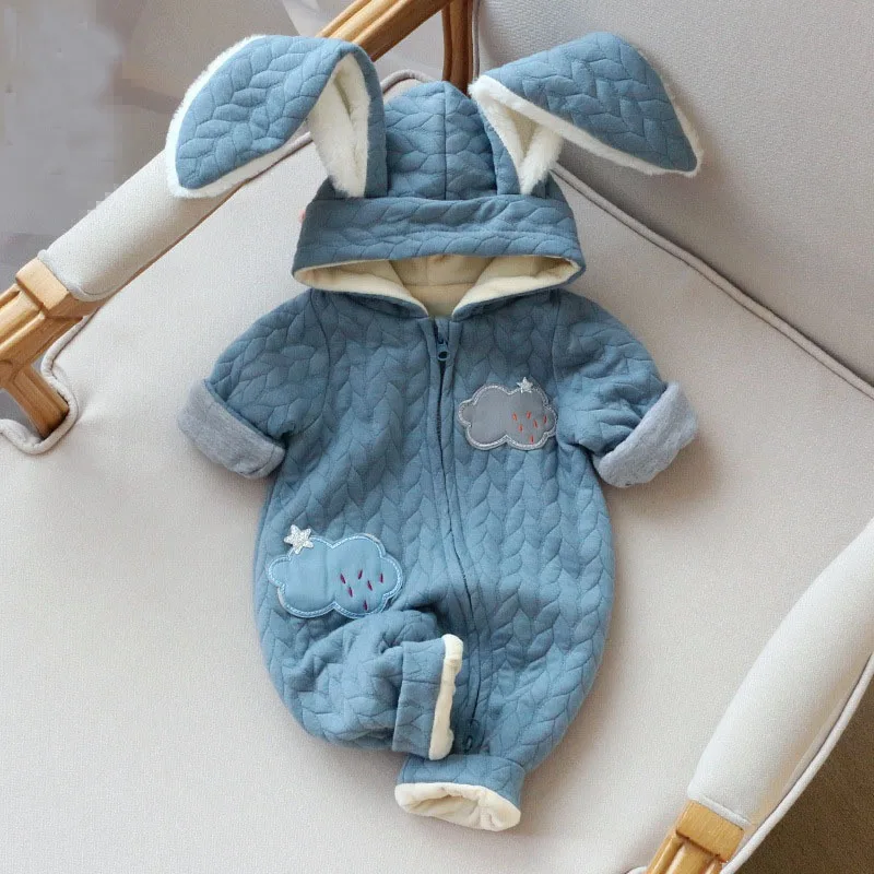 Детская одежда для маленьких девочек Roupas Bebe бархатные зимние комбинезоны