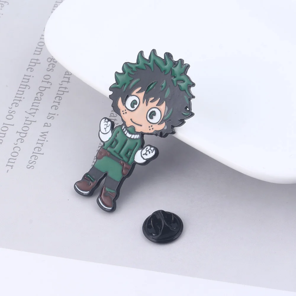 My Hero academic булавки броши Izuku Midoriya Katsuki Bakugou All Might шото Тодороки значок нагрудный