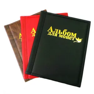 Альбом для хранения монет, 250 шт., коллекционные объемные держатели для монет, разные цвета