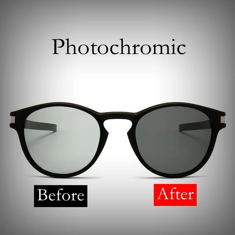 Новинка 2018 фотохромные поляризационные солнцезащитные очки овальные мужские UV400