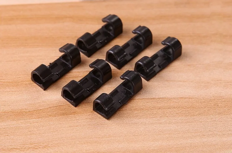 20 кабелей зажим для намотки клейкая застежка USB зарядного устройства