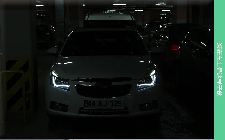 AKD автомобильный Стайлинг Головной фонарь для Chevrolet Cruze светодиодный фонарь 2009- Cruze светодиодные фары DRL D2H Hid сигнал поворота биксеноновый луч