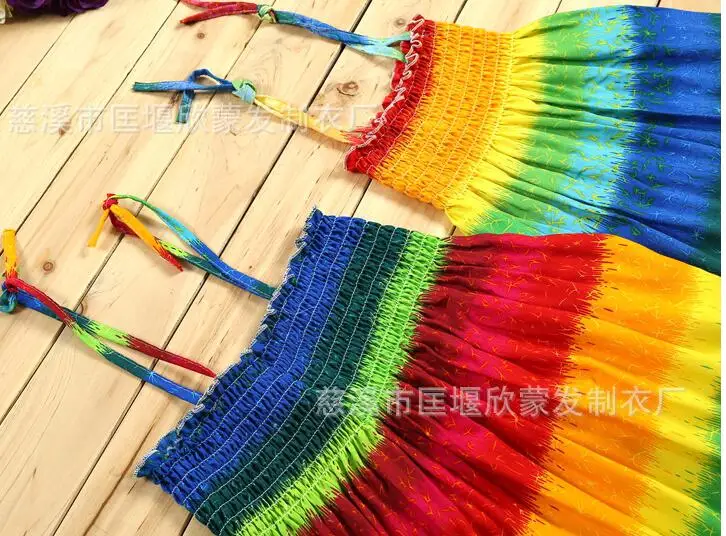 Летние платья для мамы и дочери 2016 одежда дочки пляжная матери семейная