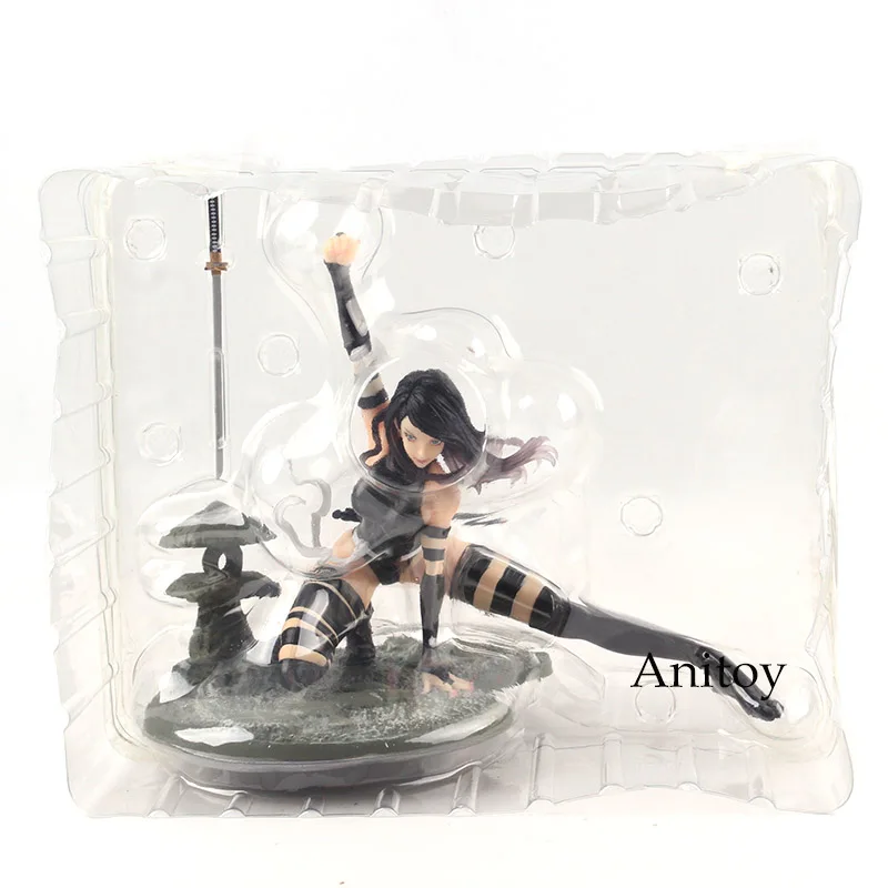 in bag Фигурки Marvel Kotobukiya Bishoujo статуя X-Man Psylocke X-Force костюм в стиле ниндзя ПВХ Коллекционные фигурки модель игрушки 18 см - Цвет: in bag