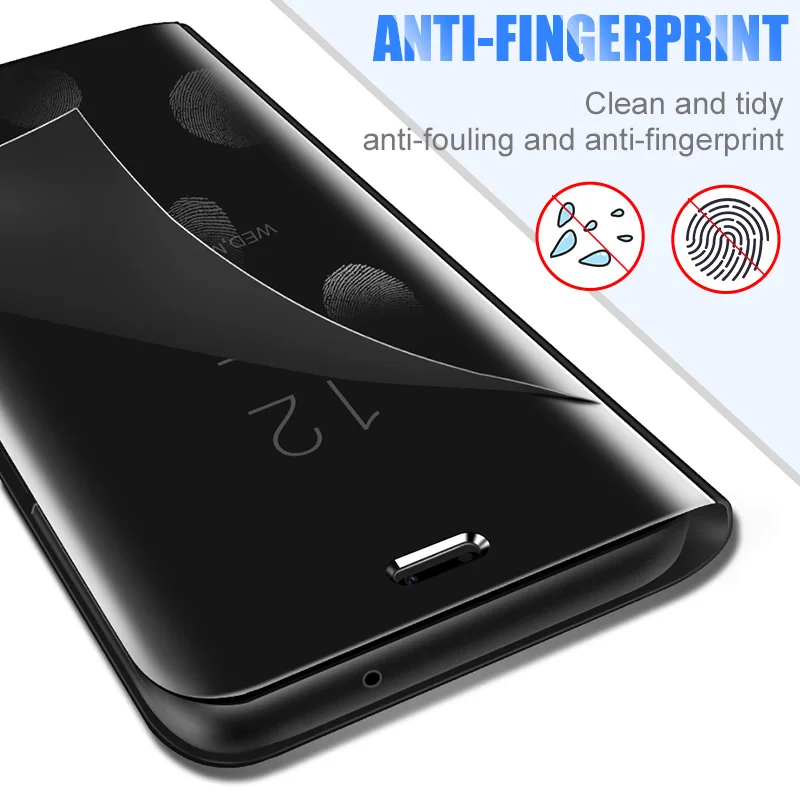 Умный зеркальный флип-защитный чехол для Xiaomi Redmi 7A Note 7 Pro mi a2 lite light 360 чехлы с