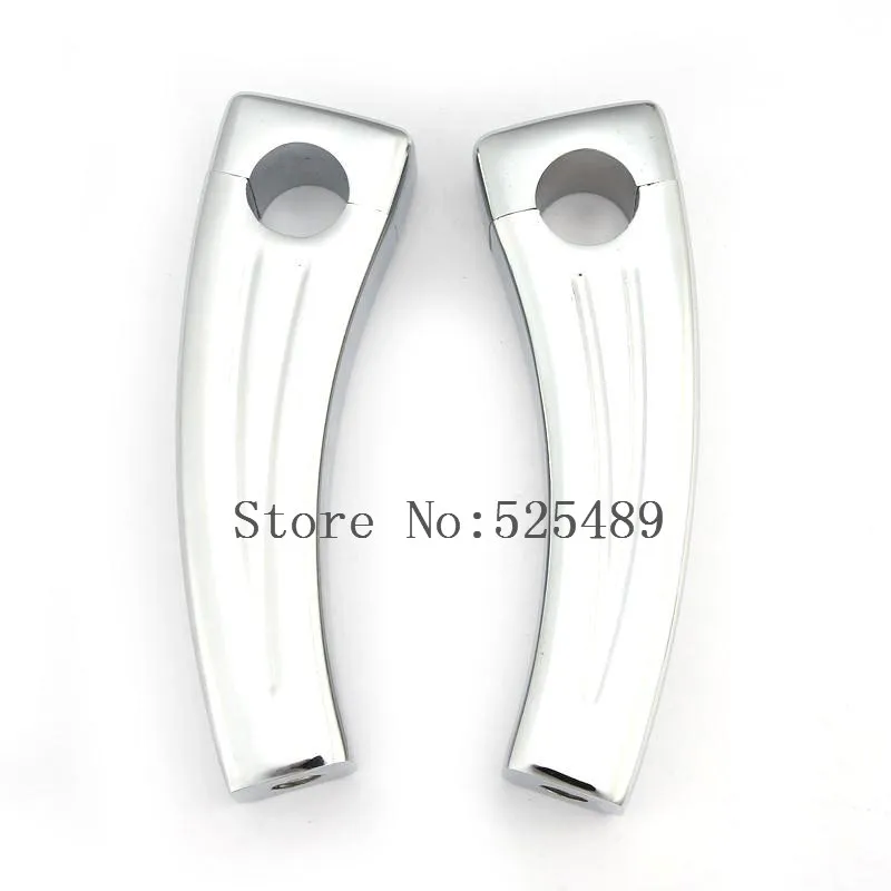 2x Motorcycle Handlebar Risers CNC Chrome 1&quot 25mm For Honda Suzuki Yamaha Kawasaki Vulcan 900 Harley Davidson Cruisers Sportster |