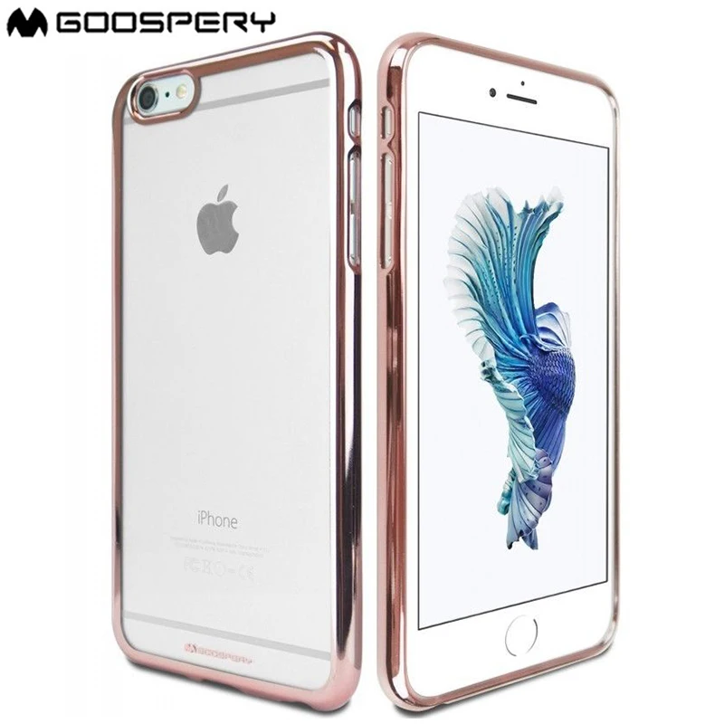 100% подлинный Goospery Ring 2 Jelly мягкий гелевый прозрачный чехол из ТПУ для iPhone 5 5s SE 6 6s 7 8